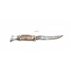 Bone handled hunting knife