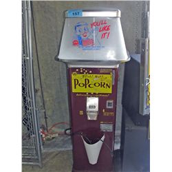 Vintage 25cent popcorn vending machine