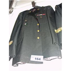 Canadian 2pc military uniform; jacket and pants