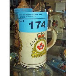 German made regimental beer stein