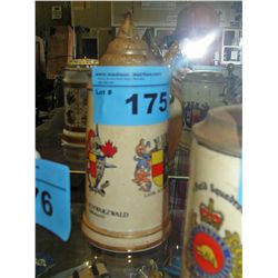 German made regimental beer stein