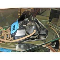 Vintage black bakelite telephone