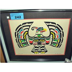 Framed native print titled thunderbird by chief