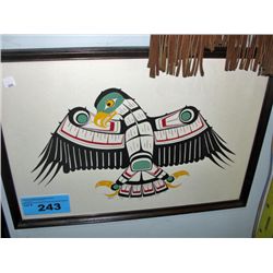 Framed limited edition west coast native print