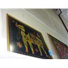 Image 1 : Framed embroidery - camel