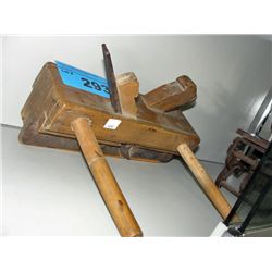 Antique wood workers plane