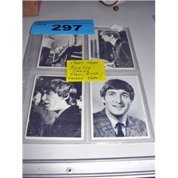 4 1960s Topps beatles collectors cards