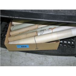 Box full of oriental art prints