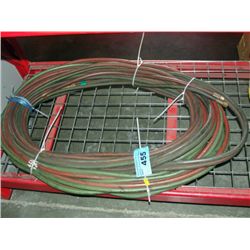 Large bundle of oxy acetaline welding line hose