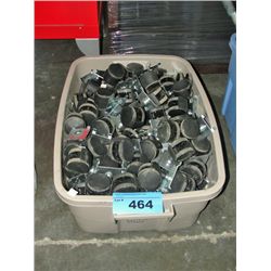 Rubbermaid storage bin of assorted casters