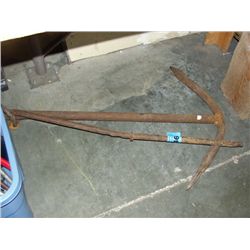 Vintage iron anchor