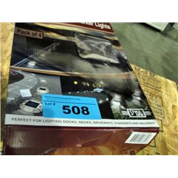 Dock and deck solar marker lights