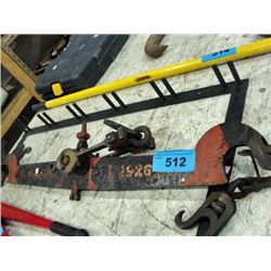 Early 1900s steel balance beam scale