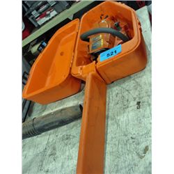 Chainsaw with case