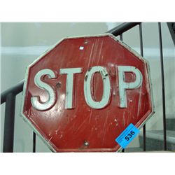 Vintage stop sign