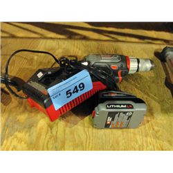 Porter cable lithium LX cordless drill with one