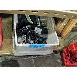 Box of survellance cameras and equipment