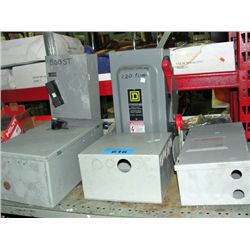 5 electrical control boxes