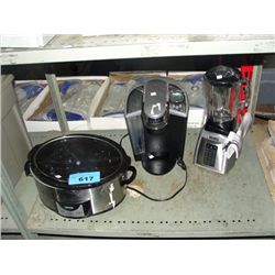 Keureg coffee maker, black&decker blender and a