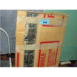 Box of metal sheeting