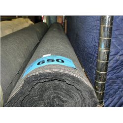 One roll of black fabric