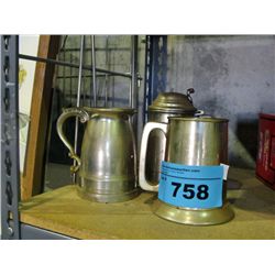 Lot of 3 beer tankards