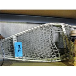 Pair of all metal constructed snow shoes