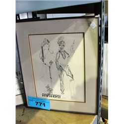 Famed limited edition fantasy art drawing print