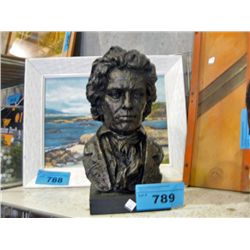 Plaster bust