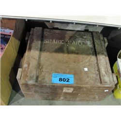 Crate full of geologists stones and semi precious