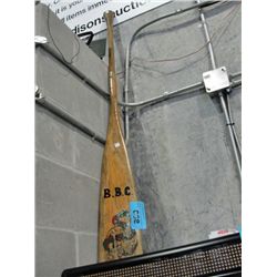 Wooden paddle