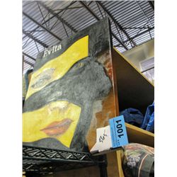 Oil on canvas transfer print titled Aveda