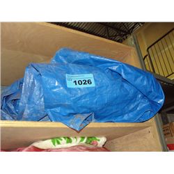 Blue tarp