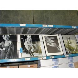 4 black and white marilyn monroe framed pictures