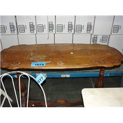 Vintage walnut sofa table