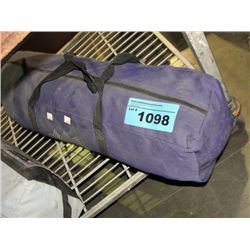 Terra gear camping tent in blue bag