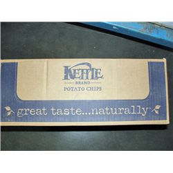 One case of kettle brand potatoe chips-honey dijon