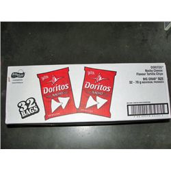 One case of doritos nacho chips cheese flavor