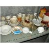 Image 1 : Shelf lot of assorted dinnerware; cups, saucers,