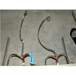 pair of metal plant hangers