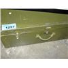 Image 1 : Green metal storage trunk