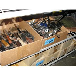 Lot of assorted knives, kitchenwares, etc