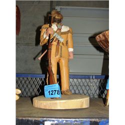 Frontiersman decorative hand crafted doll