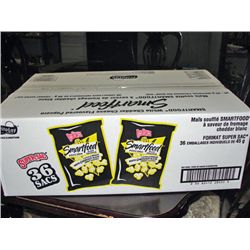 One case of smart food popcorn cheddar flavor