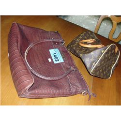 2 designer hand bags