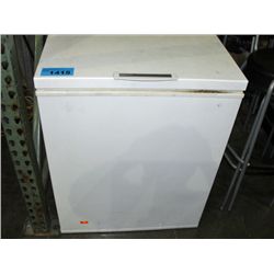 White frigidaire apartment size freezer, plugged