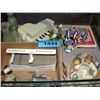 Image 1 : small showcase of assorted collectables and