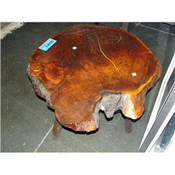4 legged burl top table