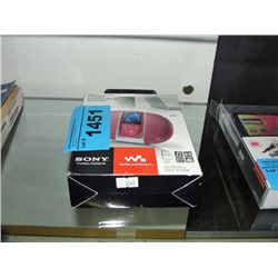 Sony walkman; active speaker included