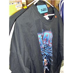 Lot of 6 assorted tshirts; black grey and salmon